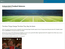 Tablet Screenshot of footballvets.org